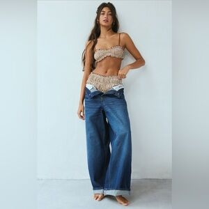 Alix scrunchie ruffle bralette